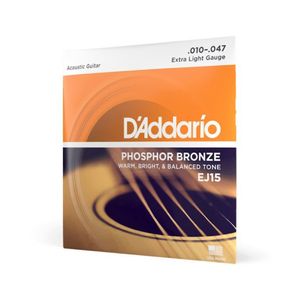 ENCORDADO GUITARRA A. EXTRA LIGHT D'ADDARIO EJ15
