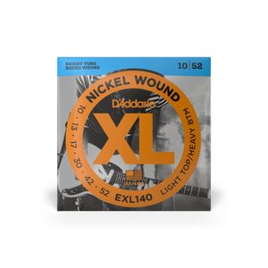 D'ADDARIO EXL140, CUERDAS PARA GUITARRA ELÉCTRICA, SUPERIORES BLANDAS/INFERIORES DURAS, 10-52