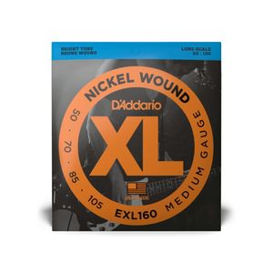 D'ADDARIO EXL160, CUERDAS PARA BAJO TENSIÓN MEDIA, 50-105, ESCALA LARGA