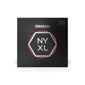 D'ADDARIO NYXL45100 CUERDAS PARA BAJO EN NICKEL, REGULAR LIGHT, 45-100, LONG SCALE