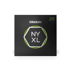 D'ADDARIO NYXL45105 CUERDAS PARA BAJO, LIGHT TOP / MED BOTTOM, 45-105, LONG SCALE