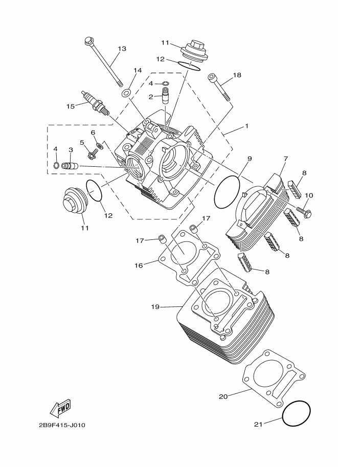 KITCILINDROXTZ125E