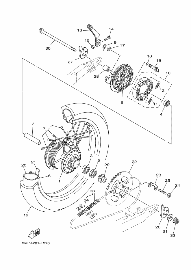 KITRUEDATRASXTZ125E