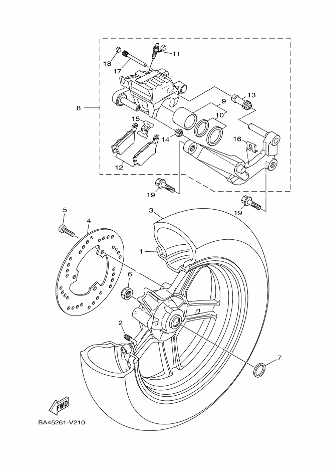 KITRUEDATRASYW125XFI