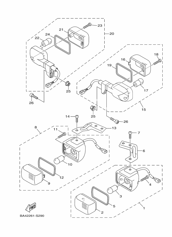 KITLUZDESTELYW125XFI