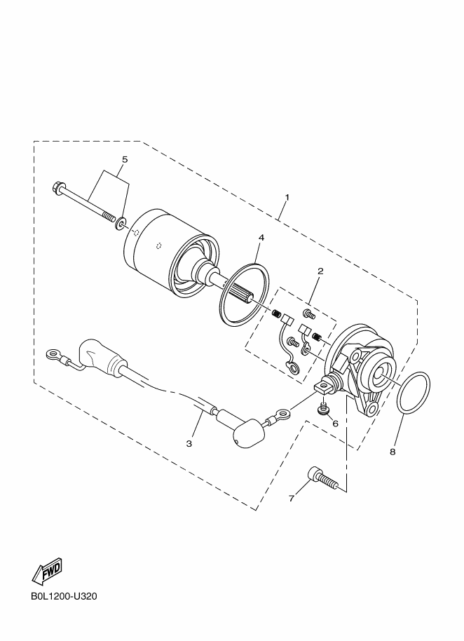 KITMOTORDEARXTZ150