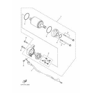 KIT MOTOR DE ARRANQUE XTZ125