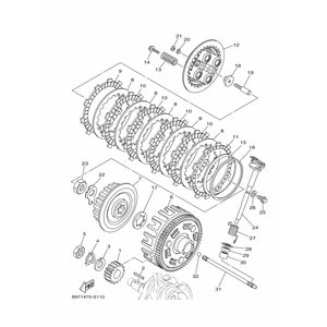 KIT EMBRAGUE FZN250-A