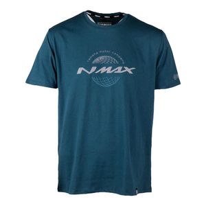 CAMISETA YAMAHA NMAX AZUL PETROLEO MAS