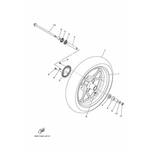 KIT RUEDA DELANTERA NMAX CONNECTED
