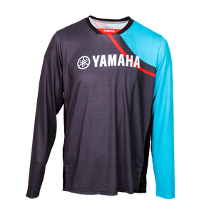 JERSEY YAMAHA MASCULINO GRIS TURQUEZA ROJO