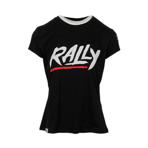 CAMISETA YAMAHA RALLY FEMENINA NEGRO