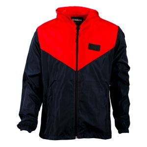 CHAQUETA CORTAVIENTO ECO YAMAHA MASCULINA ROJO AZUL