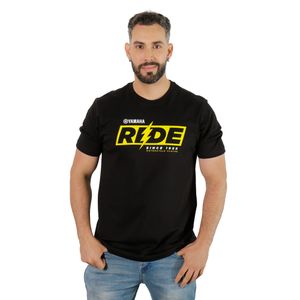 CAMISETA YAMAHA RIDE NEGRO MASCULINA