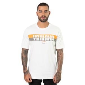 CAMISETA YAMAHA DUAL BEIGE MASCULINA