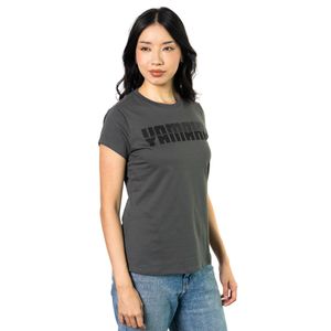 CAMISETA YAMAHA DUAL GRIS OSCURO FEMENINA