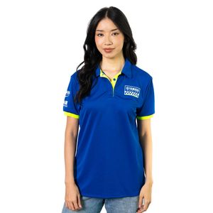 CAMISETA POLO YAMAHA RACING AZUL FEMENINA