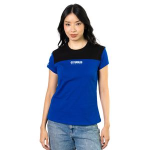 CAMISETA YAMAHA RACING AZUL NEGRO FEMENINA