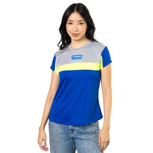 CAMISETA YAMAHA RACING AZUL GRIS FEMENINA