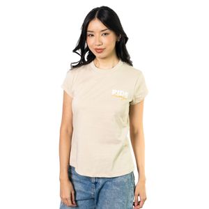 CAMISETA YAMAHA RIDE NOSTALGIA GRIS FEMENINA