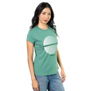 CAMISETA YAMAHA REVS YOUR LIFE VERDE FEMENINA